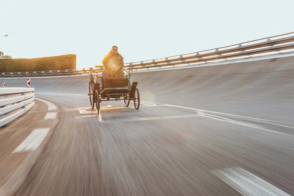 El primer Mercedes fabricado en serie cumple ya 130 años 1 Motor16 Velocípedo Benz de Mercedes.