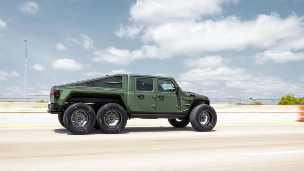 El Jeep Gladiator 6×6 Apocalypse Hellfire esconde el auténtico corazón de Satanás bajo el capó 82 Motor16 Jeep Gladiator 6x6 Apocalypse hellfire 11 Motor16