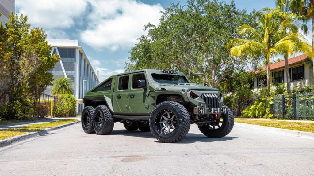 El Jeep Gladiator 6×6 Apocalypse Hellfire esconde el auténtico corazón de Satanás bajo el capó 80 Motor16 Jeep Gladiator 6x6 Apocalypse hellfire 15 Motor16