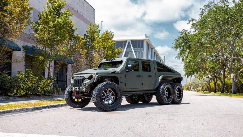 El Jeep Gladiator 6×6 Apocalypse Hellfire esconde el auténtico corazón de Satanás bajo el capó 79 Motor16 Jeep Gladiator 6x6 Apocalypse hellfire 16 Motor16