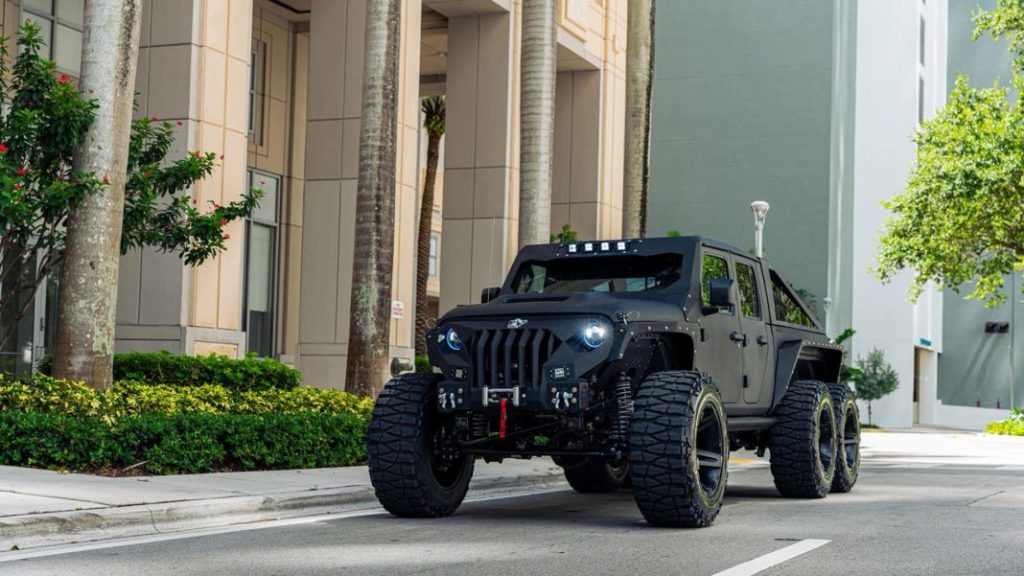 El Jeep Gladiator 6×6 Apocalypse Hellfire esconde el auténtico corazón de Satanás bajo el capó 65 Motor16 Jeep Gladiator 6x6 Apocalypse hellfire 34 Motor16