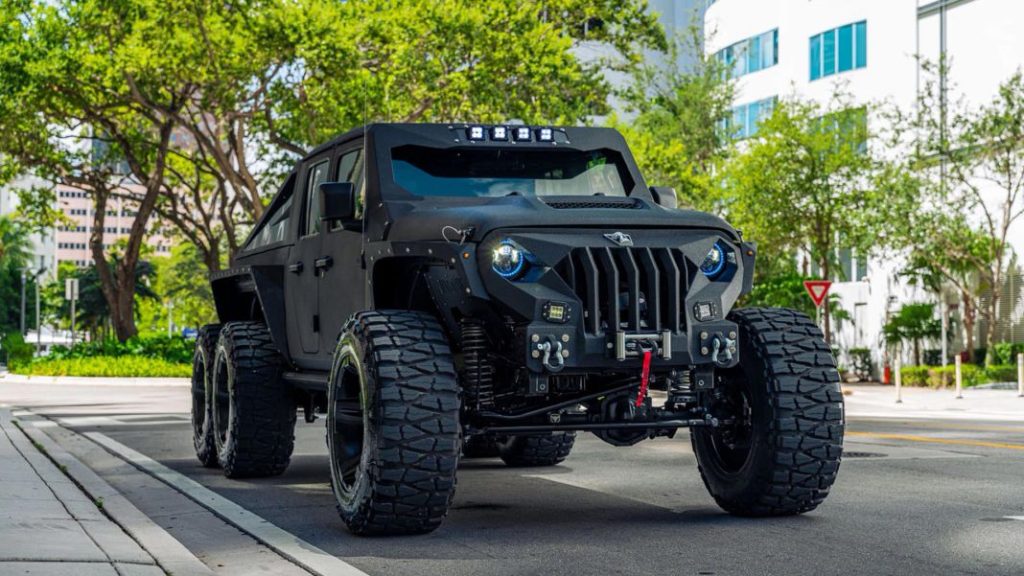 El Jeep Gladiator 6×6 Apocalypse Hellfire esconde el auténtico corazón de Satanás bajo el capó 58 Motor16 Jeep Gladiator 6x6 Apocalypse hellfire 37 Motor16