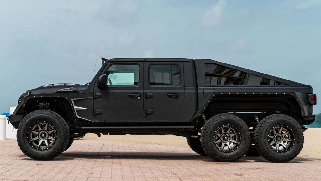 El Jeep Gladiator 6×6 Apocalypse Hellfire esconde el auténtico corazón de Satanás bajo el capó 51 Motor16 Jeep Gladiator 6x6 Apocalypse hellfire 40 Motor16