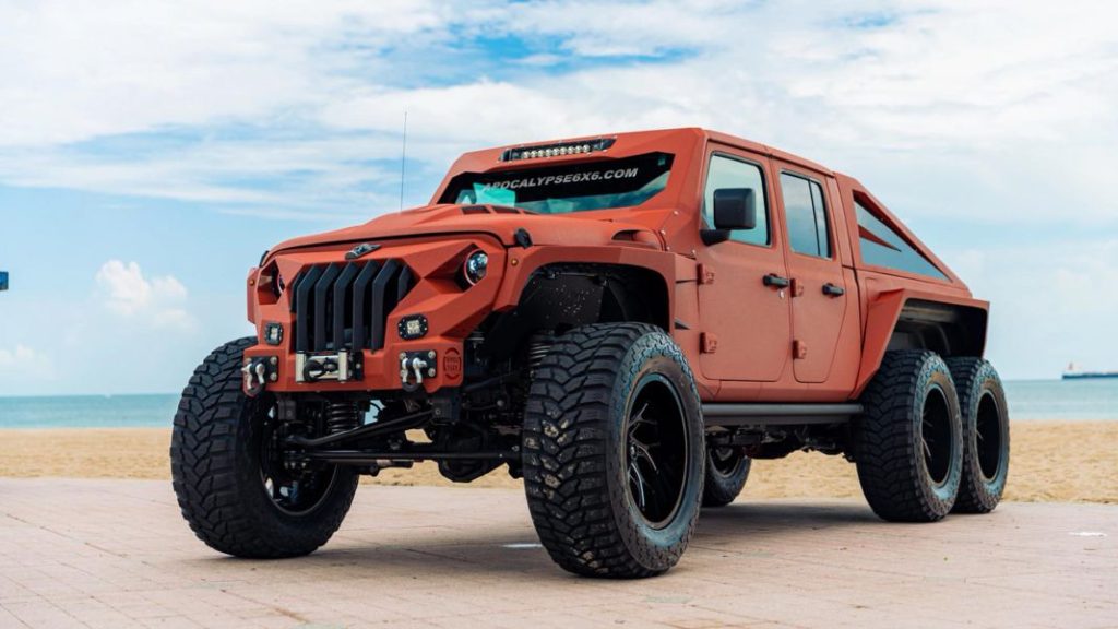 El Jeep Gladiator 6×6 Apocalypse Hellfire esconde el auténtico corazón de Satanás bajo el capó 52 Motor16 Jeep Gladiator 6x6 Apocalypse hellfire 41 Motor16