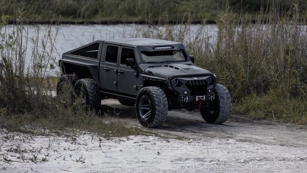 El Jeep Gladiator 6×6 Apocalypse Hellfire esconde el auténtico corazón de Satanás bajo el capó 41 Motor16 Jeep Gladiator 6x6 Apocalypse hellfire 50 Motor16