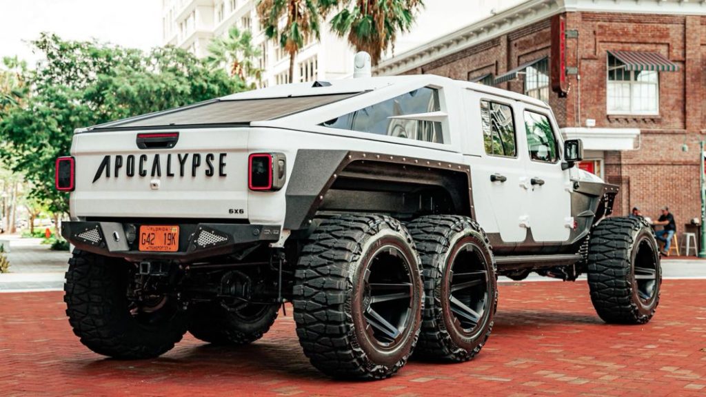 El Jeep Gladiator 6×6 Apocalypse Hellfire esconde el auténtico corazón de Satanás bajo el capó 40 Motor16 Jeep Gladiator 6x6 Apocalypse hellfire 55 Motor16