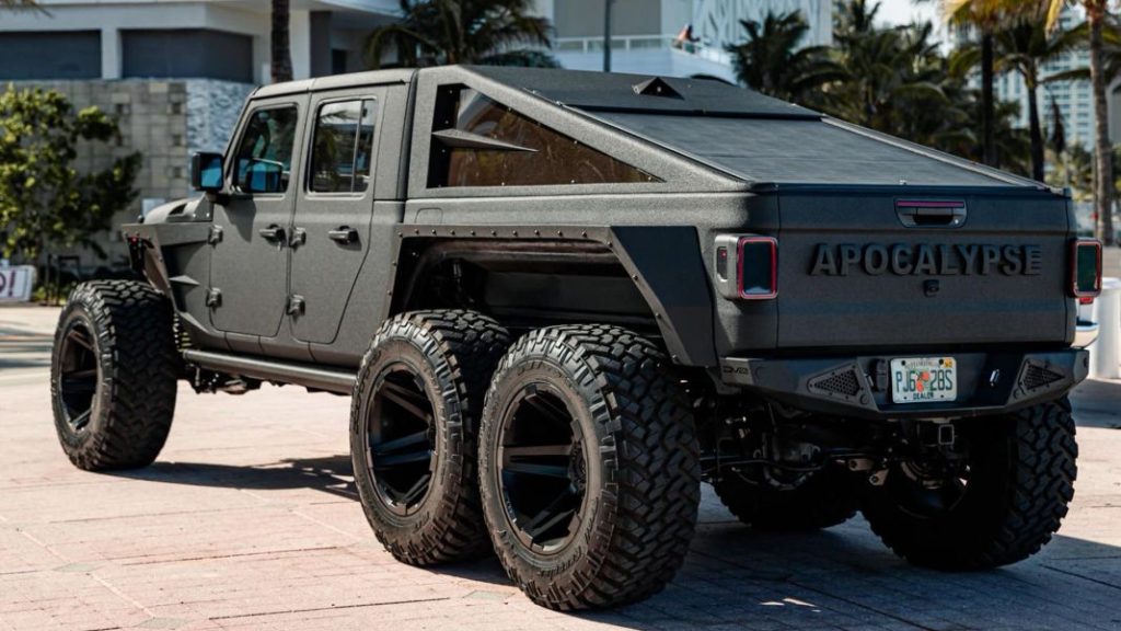 El Jeep Gladiator 6×6 Apocalypse Hellfire esconde el auténtico corazón de Satanás bajo el capó 30 Motor16 Jeep Gladiator 6x6 Apocalypse hellfire 65 Motor16