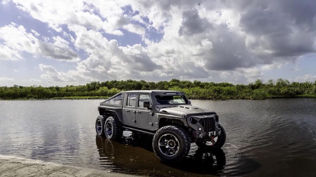 El Jeep Gladiator 6×6 Apocalypse Hellfire esconde el auténtico corazón de Satanás bajo el capó 18 Motor16 Jeep Gladiator 6x6 Apocalypse hellfire 77 Motor16