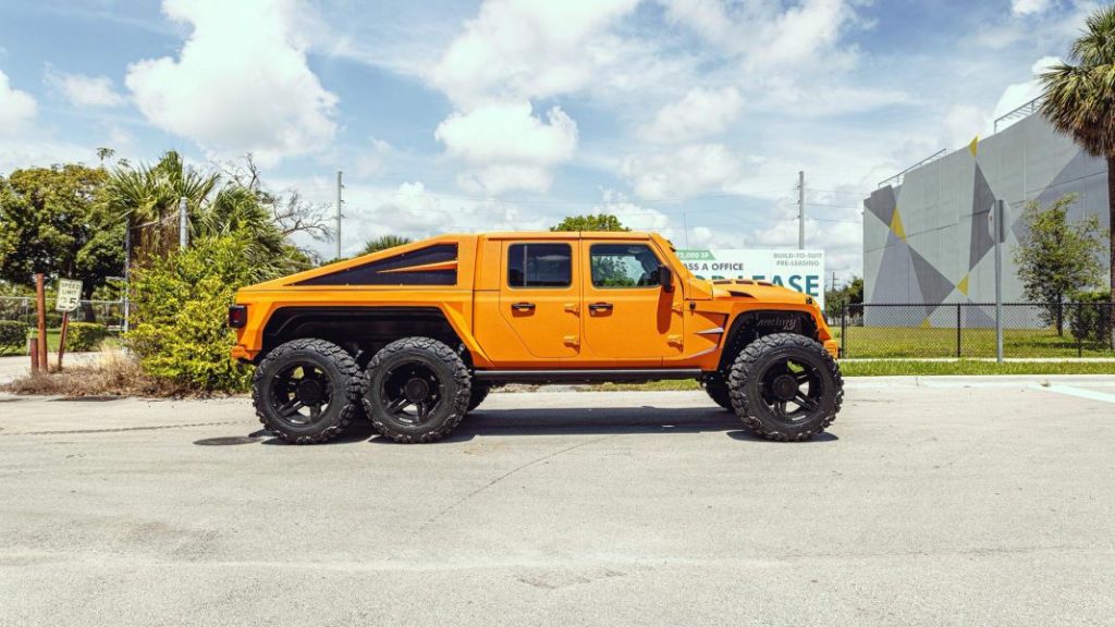 El Jeep Gladiator 6×6 Apocalypse Hellfire esconde el auténtico corazón de Satanás bajo el capó 13 Motor16 Jeep Gladiator 6x6 Apocalypse hellfire 82 Motor16