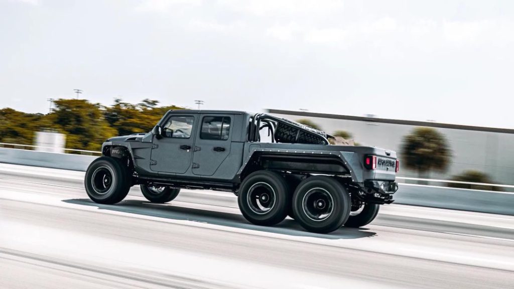 El Jeep Gladiator 6×6 Apocalypse Hellfire esconde el auténtico corazón de Satanás bajo el capó 6 Motor16 Jeep Gladiator 6x6 Apocalypse hellfire 87 Motor16