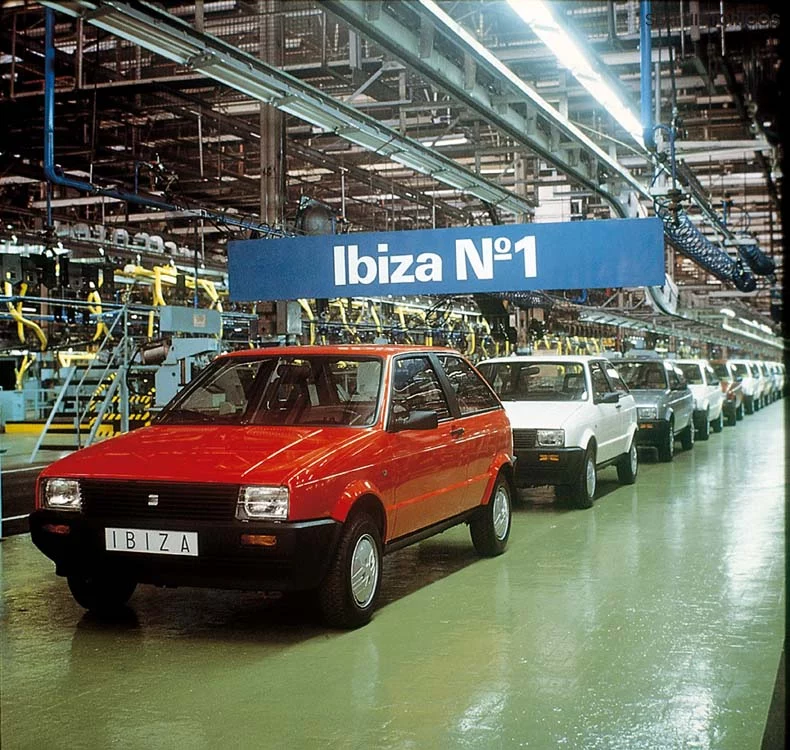 SEAT Ibiza de primera generación.
