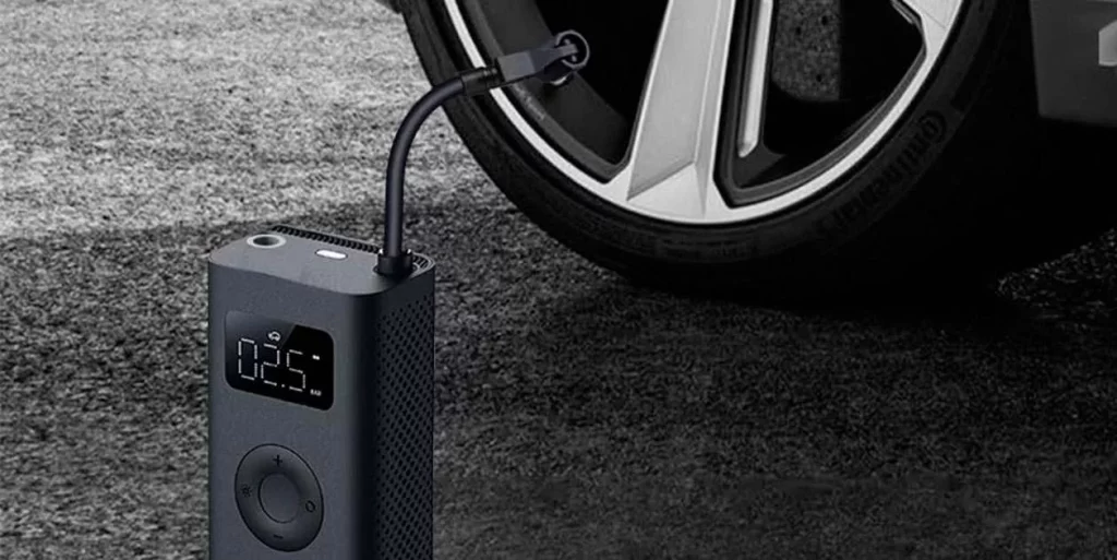 accesorio LIDL. Compresor. Rueda coche.