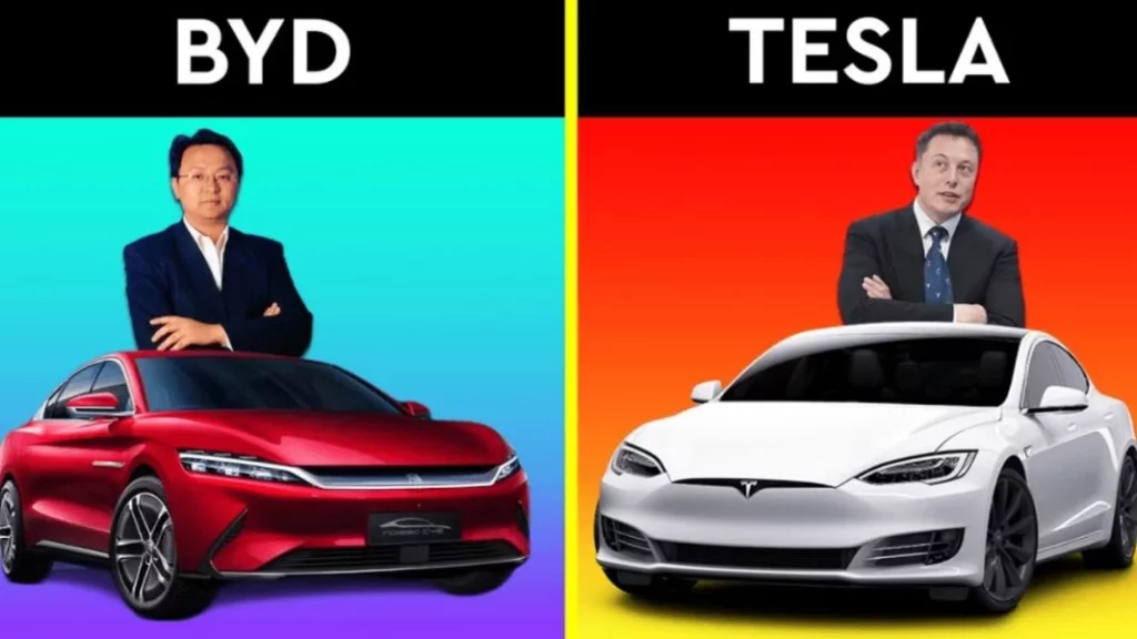 ¿Cómo afecta el crecimiento de BYD a Tesla?