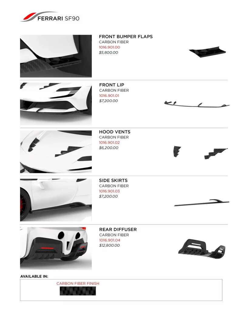 1016 Industries viste tu Ferrari SF90 de fibra de carbono por una fortuna 4 Motor16 2024 Ferrari SF90 by 1016 Industries 34 Motor16