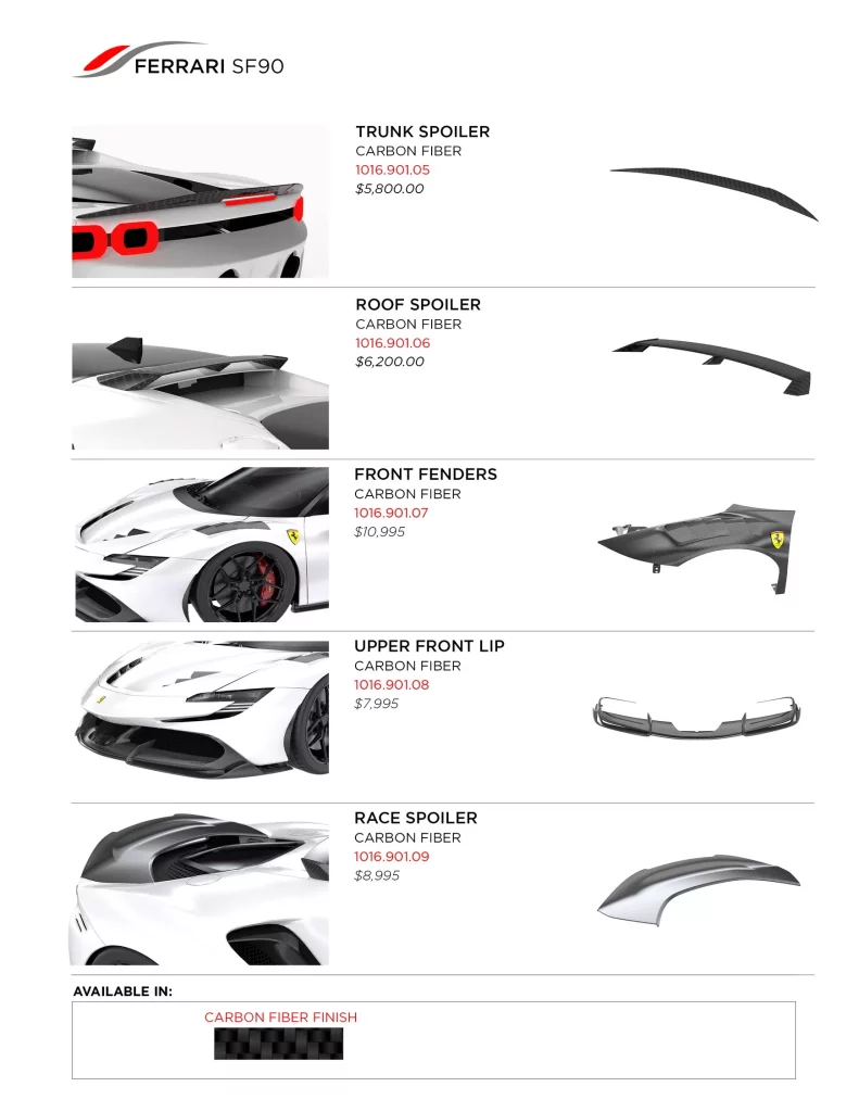1016 Industries viste tu Ferrari SF90 de fibra de carbono por una fortuna 5 Motor16 2024 Ferrari SF90 by 1016 Industries 35 Motor16