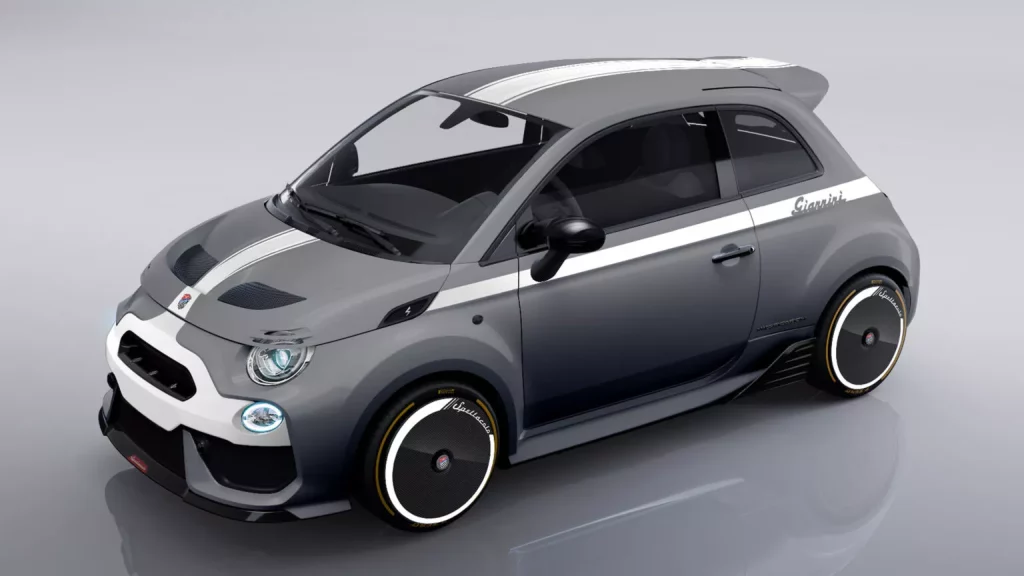 El Abarth 500 se pone hasta arriba de anabolizantes 1 Motor16 2024 Giannini Apettacolo. Abarth 500. Imagen delantera.