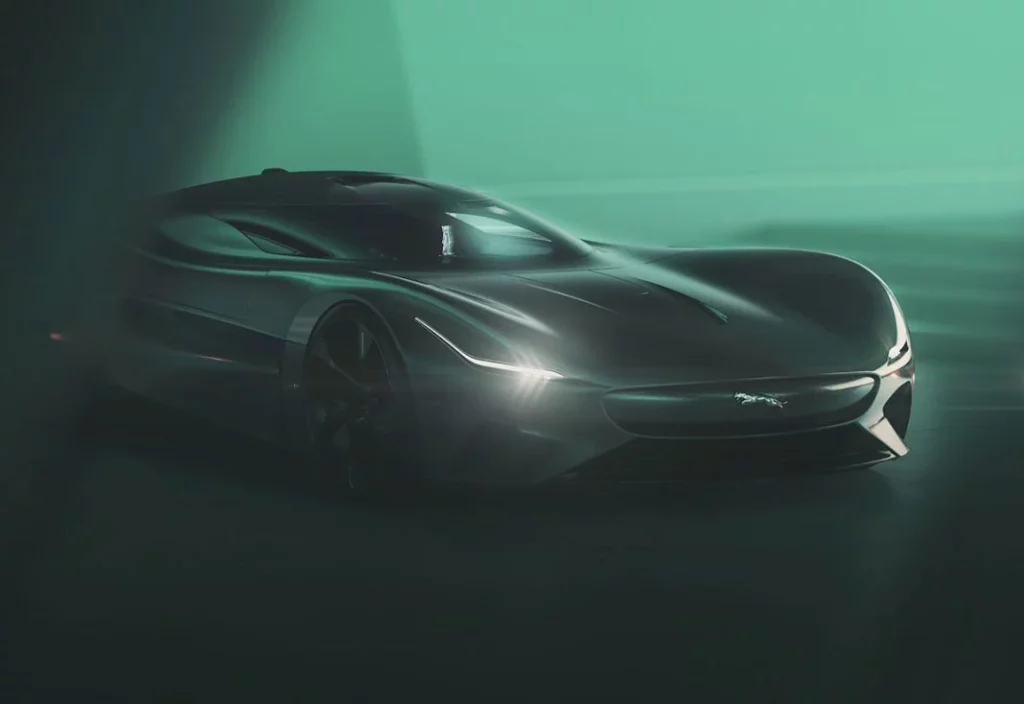 2024 Jaguar Vision Gran Turismo. Teaser. Imagen delantera.