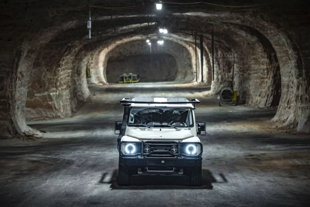 El Ineos Grenadier demuestra su capacidad a 1.300 metros de profundidad 1 Motor16 INEOS Grenadier Underground Testing Zielitz 5 Motor16