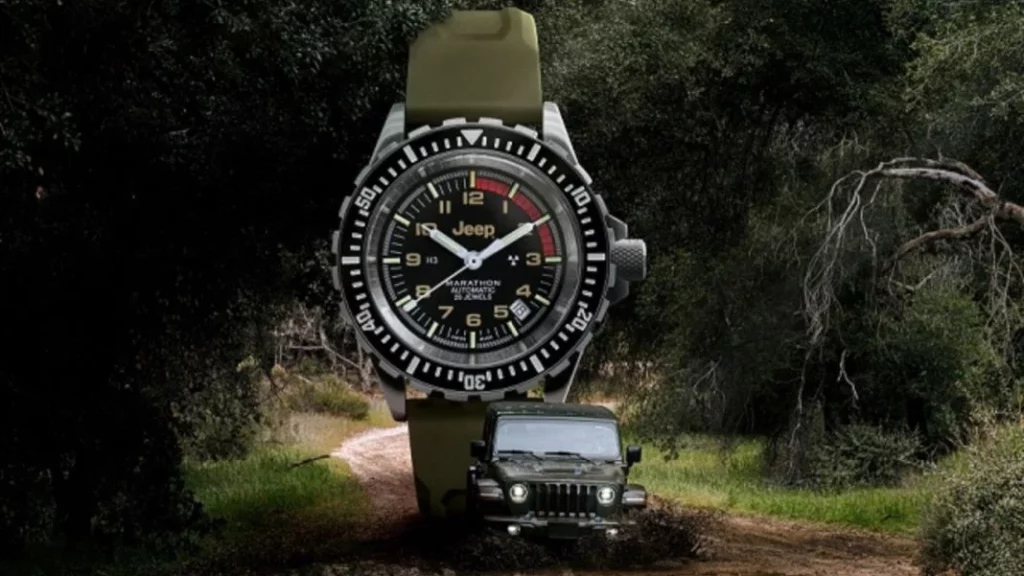 ¿Cómo son los relojes que sacará Jeep al mercado junto a Marathon?