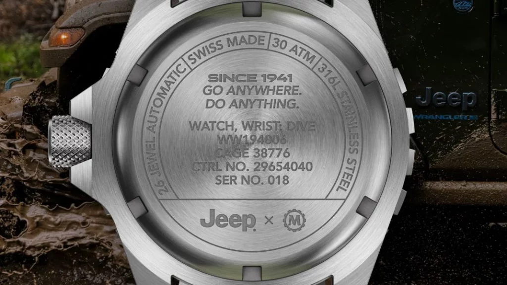 El mensaje que traen los relojes de Jeep