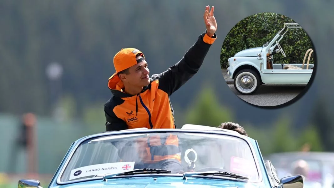 El particular gusto de Lando Norris para elegir sus coches de calle: Hay hasta un Fiat 500 nada normal