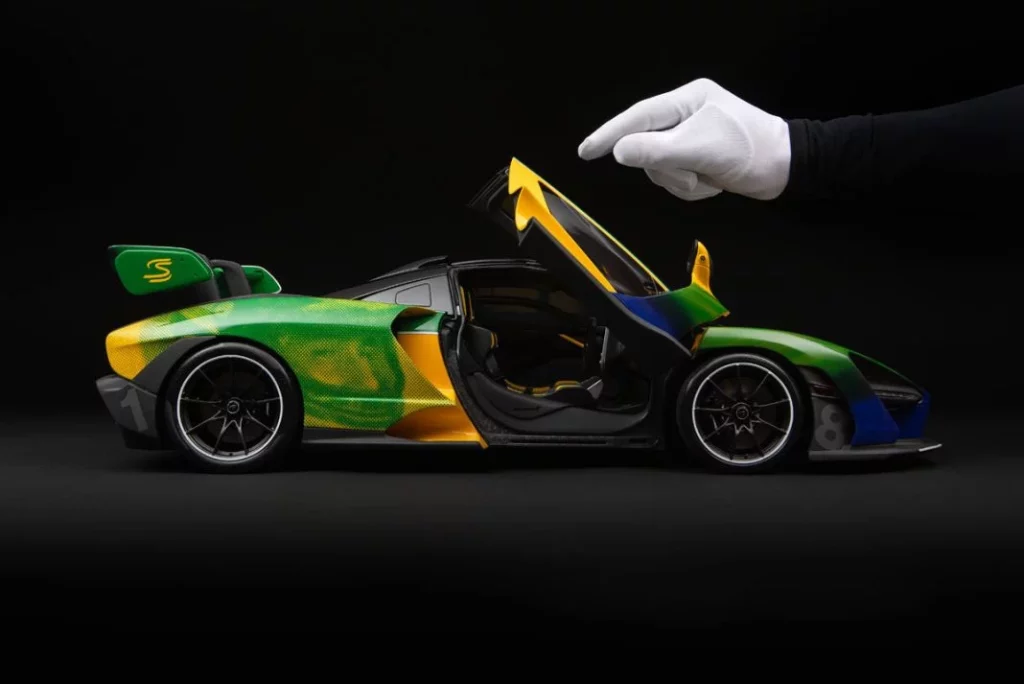 McLaren Senna de Amalgam Collection... la única forma de tener a tu ídolo en el garaje 5 Motor16 McLaren Senna in Senna Sempre Livery 1.8 Scale 2 Motor16