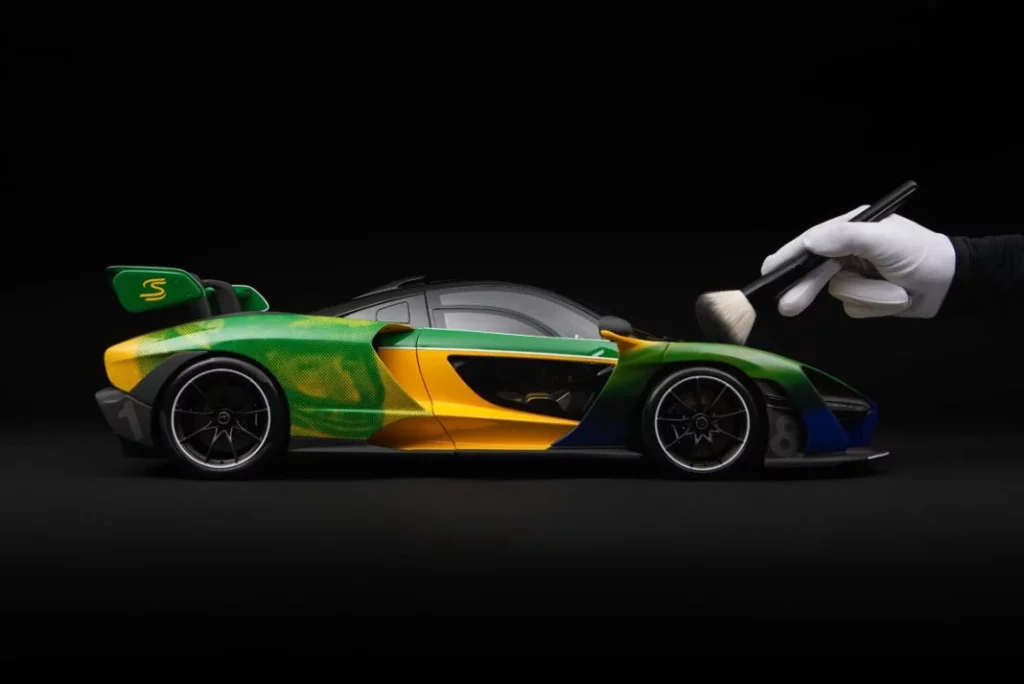 McLaren Senna de Amalgam Collection... la única forma de tener a tu ídolo en el garaje 10 Motor16 McLaren Senna in Senna Sempre Livery 1.8 Scale 7 Motor16