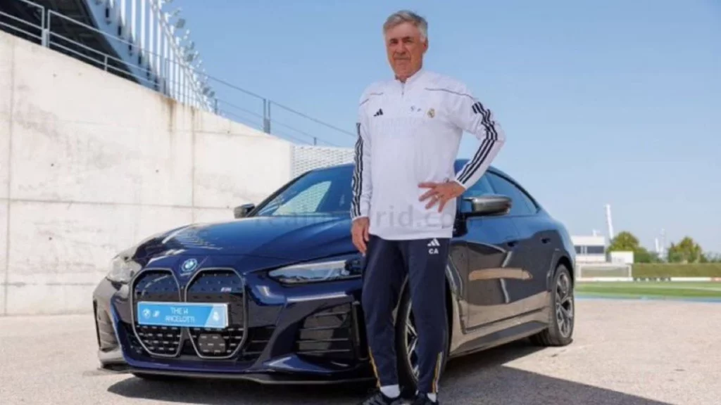 La diferencia con el coche que conduce Carlo Ancelotti