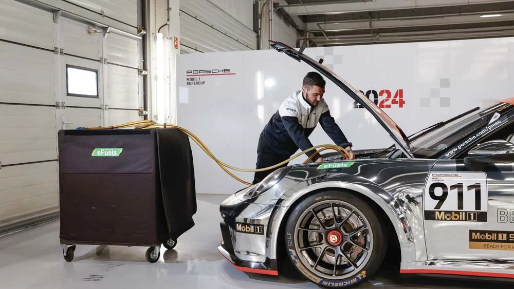 Porsche utiliza e-fuel en la Porsche Mobil 1 Supercup