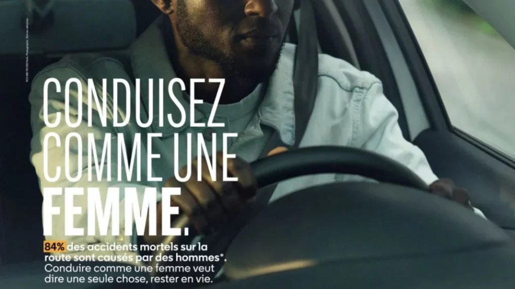 La campaña de la DGT francesa en apoyo a las mujeres