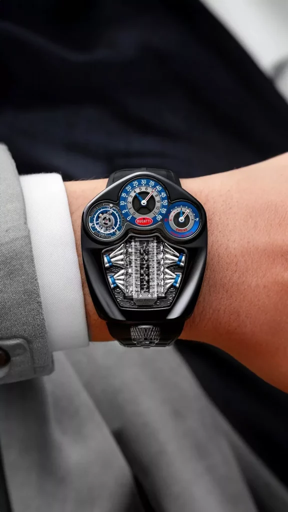El Bugatti Tourbillon ya tiene su tourbillon para tu muñeca 6 Motor16 2024 Bugatti Tourbillon Reloj Jacob Co 4 Motor16