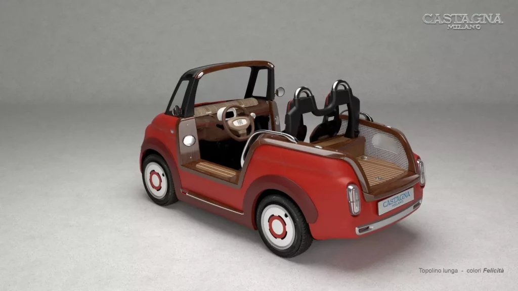 El Fiat Topolino se va a la playa de la mano de Castagna Milano 3 Motor16 2024 Fiat Topolino. Castagna Milano. Imagen trasera.