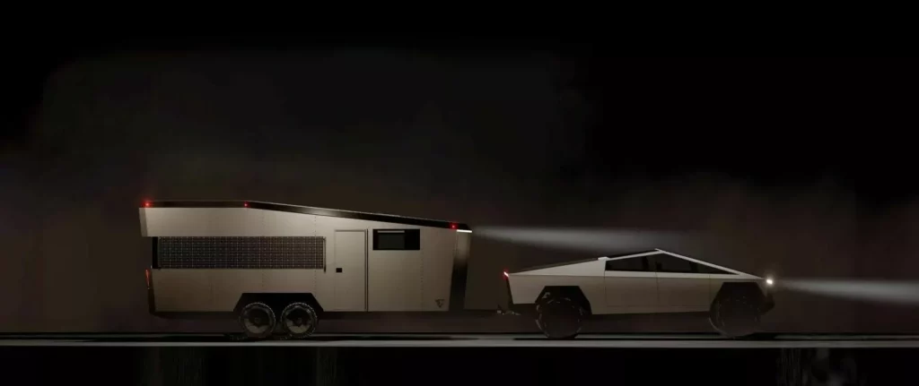 2024 Tesla Cybertruck Cybertrailer Living Trailer 1 Motor16