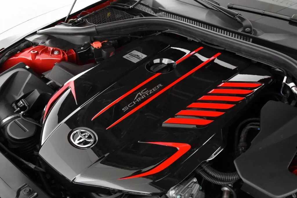 Más madera para el Toyota GR Supra y sus motores gracias a AC Schnitzer 3 Motor16 2024 Toyota GR Supra. AC Schnitzer. Imagen motor.