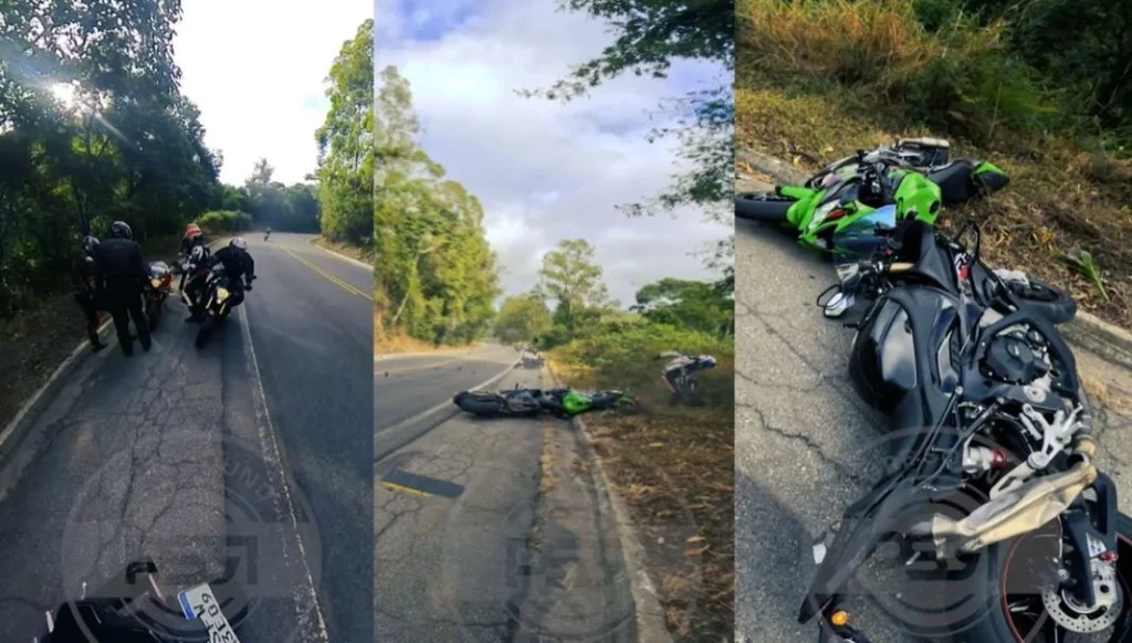 Accidente BMW Kawasaki arcen Motor16