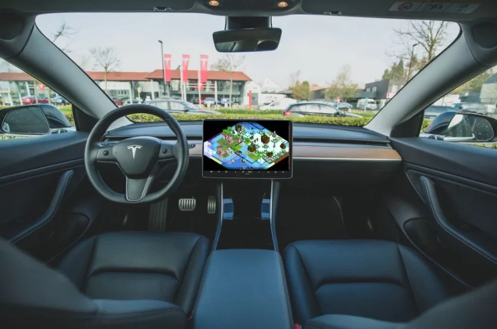 El torneo de videojuegos que se disputa dentro de coches de Tesla 1 Motor16 CAMPEONATO VIDEOJUEGOS EN TESLA VALENCIA3 Motor16