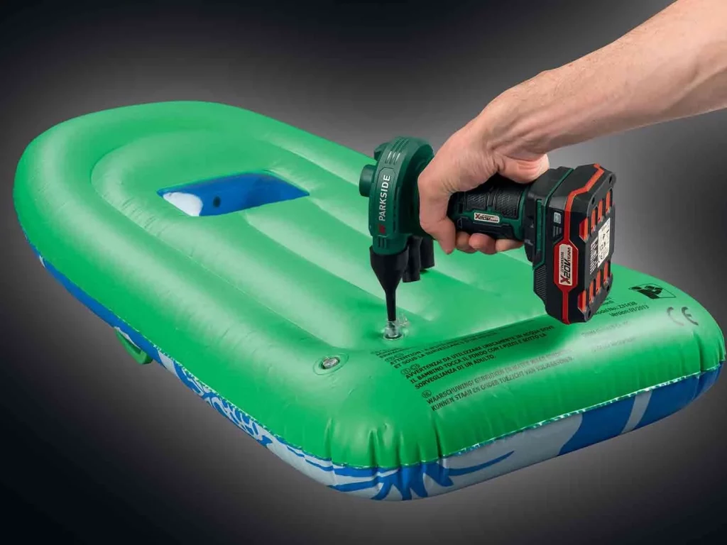 Compresor inflador recargable Lidl 5 Motor16