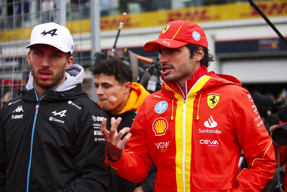 GP de Canadá: la lección de Verstappen y Red Bull, también sin el mejor coche 9 Motor16 EuropaPress 6020347 gasly pierre fra alpine f1 team a524 portrait and sainz carlos spa scuderia Motor16