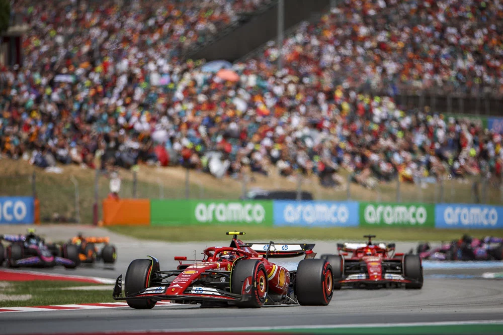 GP de España: ni profetas en su tierra, ni tampoco gana el más rápido 2 Motor16 GP DE ESPANA SAINZ LECLERC Motor16
