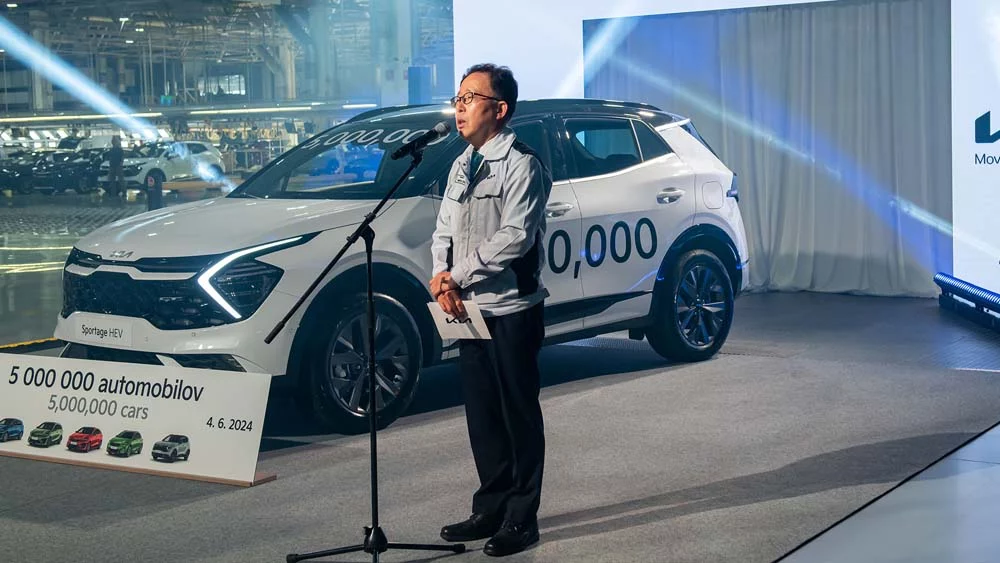 Kia produce 5 millones de unidades en su planta de Eslovaquia