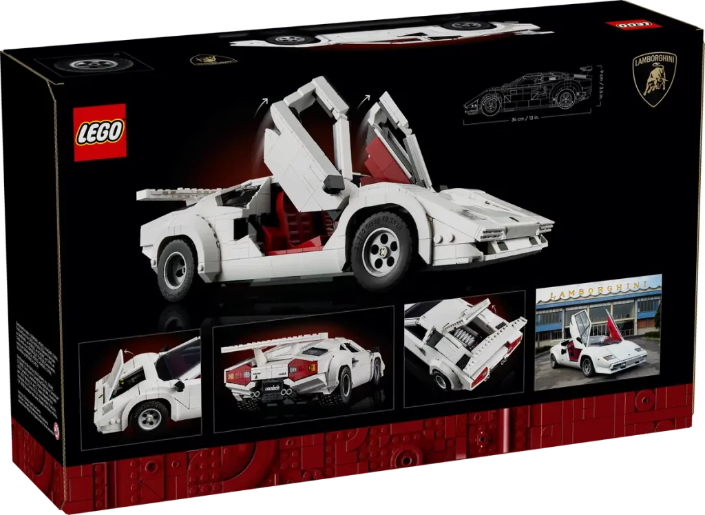 El Lamborghini Countach ya tiene una nueva versión de Lego 5 Motor16 Lamborghini COUNTACH LEGO7 Motor16