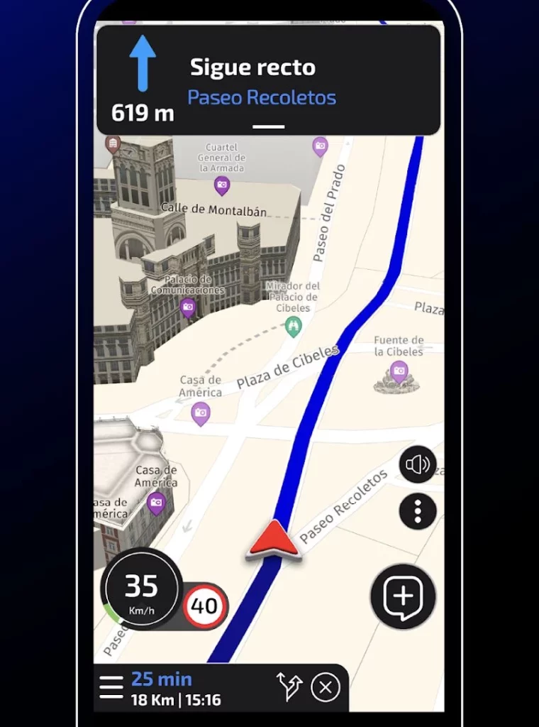 Sin duda alguna es la mejor app de radares fijos, móviles, de tramo… Y 100% legal 65 Motor16 Radarbot 2 Motor16