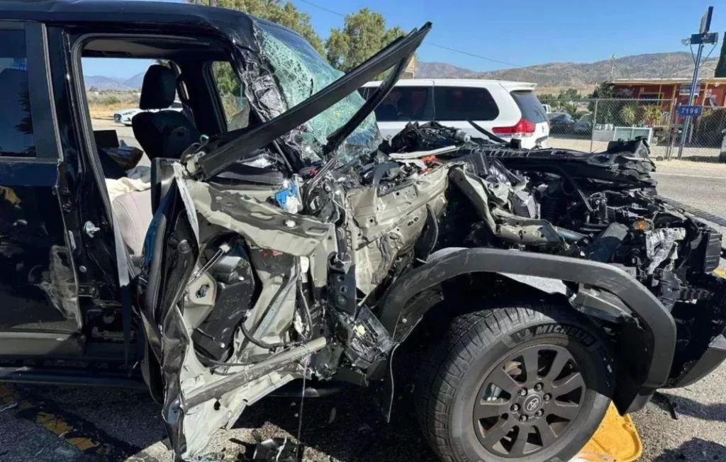 La primera unidad del nuevo Toyota Land Cruiser que va directa al desguace 2 Motor16 El Toyota Land Cruiser en destrucción total.