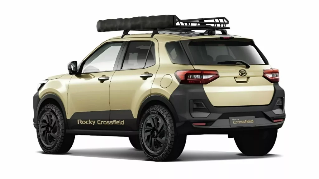 2024 Daihatsu Rocky Crossfield Concept. Imagen trasera.