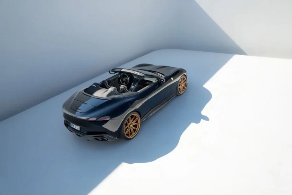 2024 Ferrari Roma Spider Novitec. Imagen trasera.