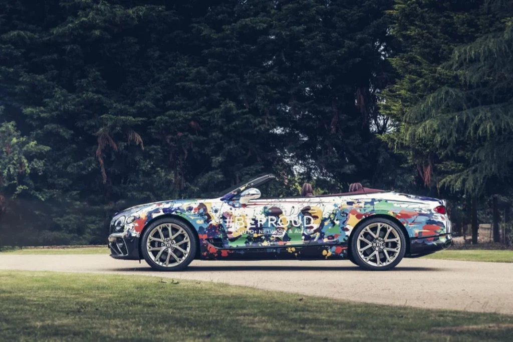 El cuarto 'Pride Car' de Bentley refleja el compromiso con la comunidad LGTBQ+ 6 Motor16 BENTLEY CONTINENTAL GTC PRIDE 3 Motor16