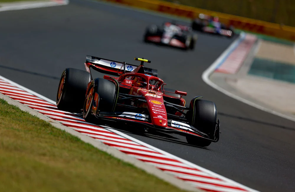 GP de Hungría: el día que Oscar Piastri y Max Verstappen se pusieron de los nervios 7 Motor16 EuropaPress 6098009 55 sainz carlos spa scuderia ferrari sf 24 action during the formula Motor16