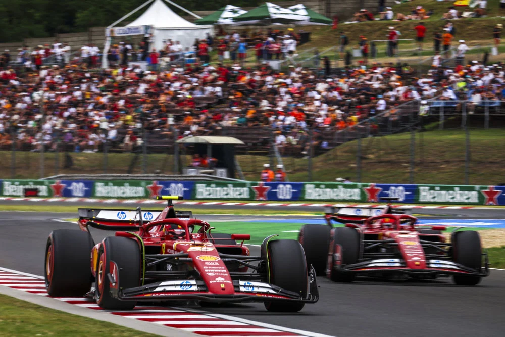 El gran legado de Carlos Sainz en Ferrari 2 Motor16 EuropaPress 6099884 55 sainz carlos spa scuderia ferrari sf 24 16 leclerc charles mco scuderia Motor16
