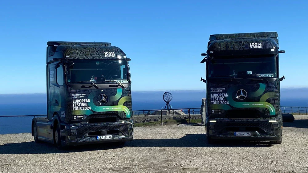 El largo viaje de Cabo Norte a Tarifa en el supercamión eléctrico de Mercedes 1 Motor16 VIAJE MERCEDES EACTROS 10 Motor16