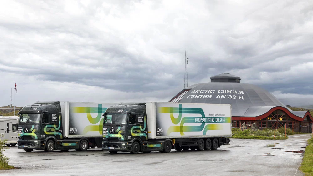 El largo viaje de Cabo Norte a Tarifa en el supercamión eléctrico de Mercedes 8 Motor16 VIAJE MERCEDES EACTROS 4 Motor16